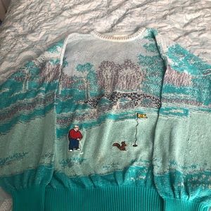Awesome golf sweater
